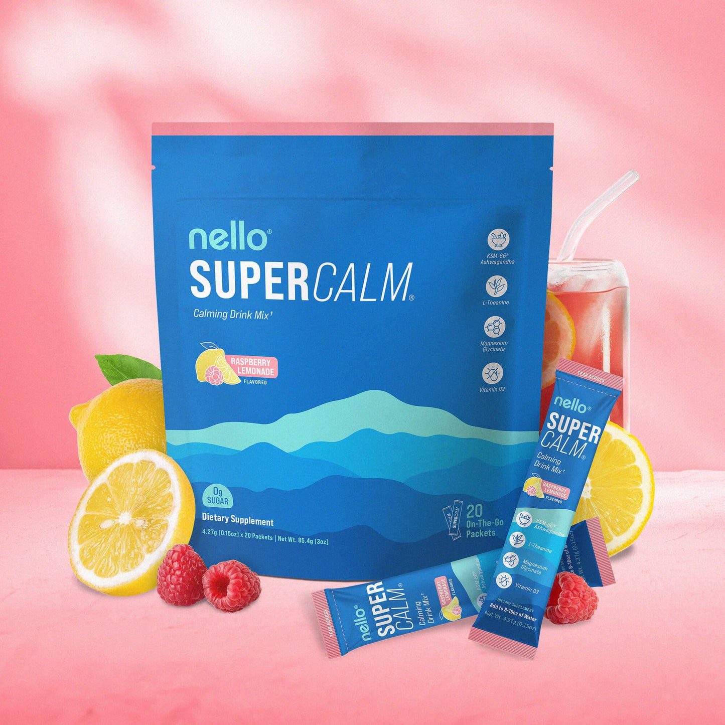 ⭐ NELLO SUPERCALM™ MANEJA EL ESTRÉS Y REGULA LOS NIVELES DE CORTISOL