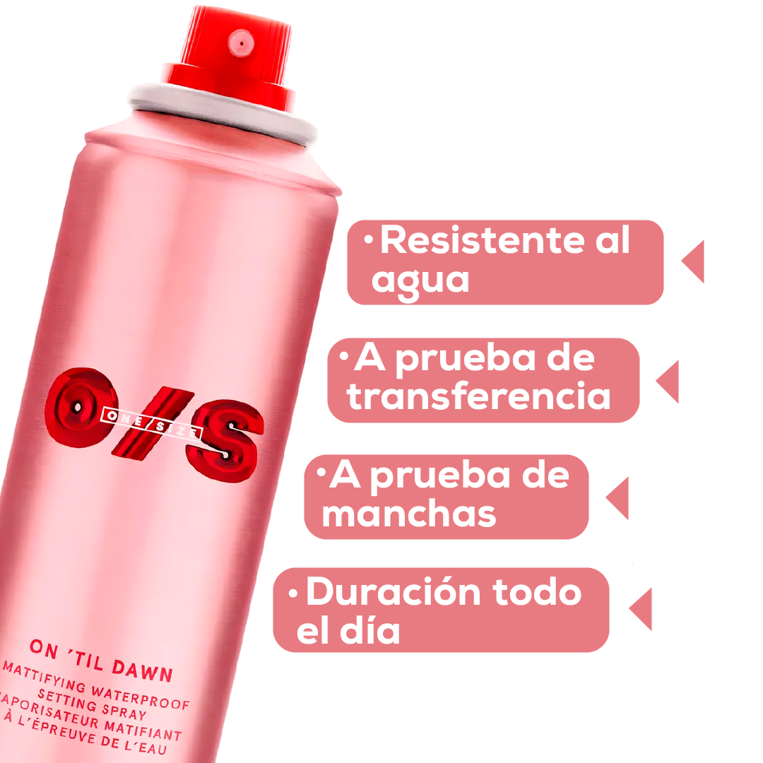 SPRAY FIJADOR MATIFICANTE RESISTENTE AL AGUA