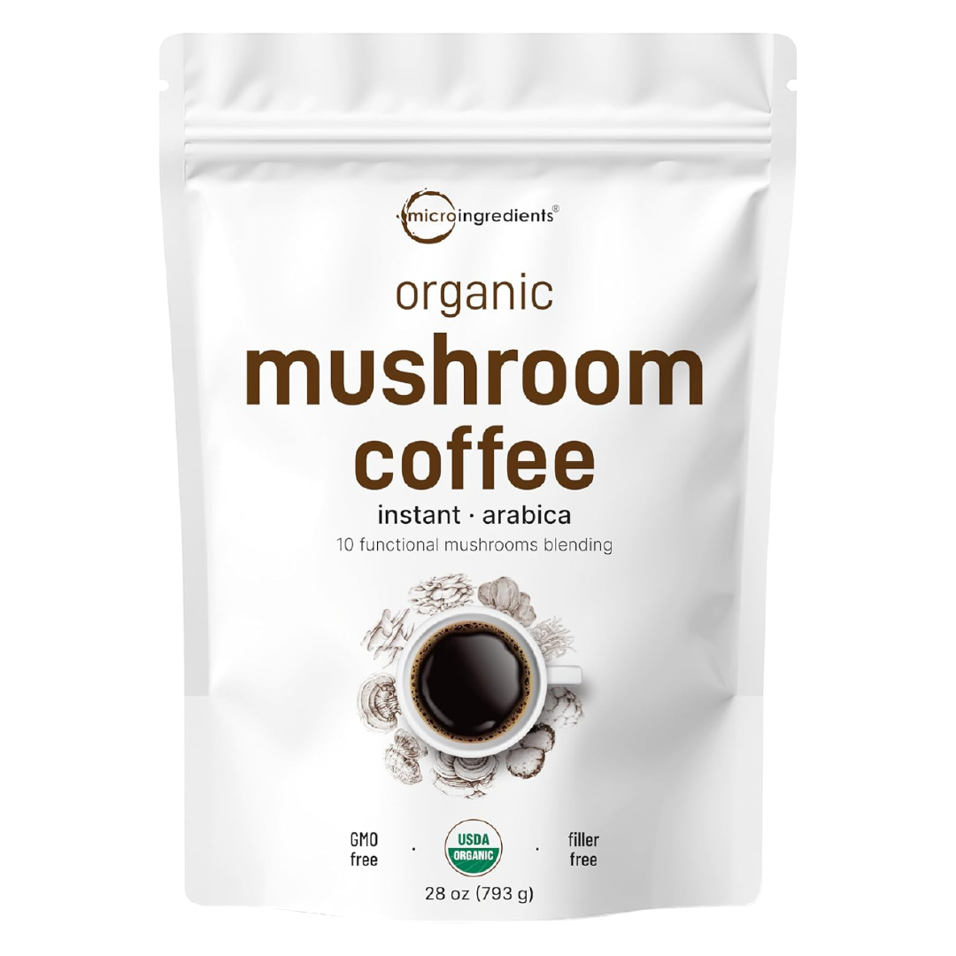 CAFÉ EN POLVO ADAPTÓGENO CON HONGOS INSTANTÁNEO 10 EN 1