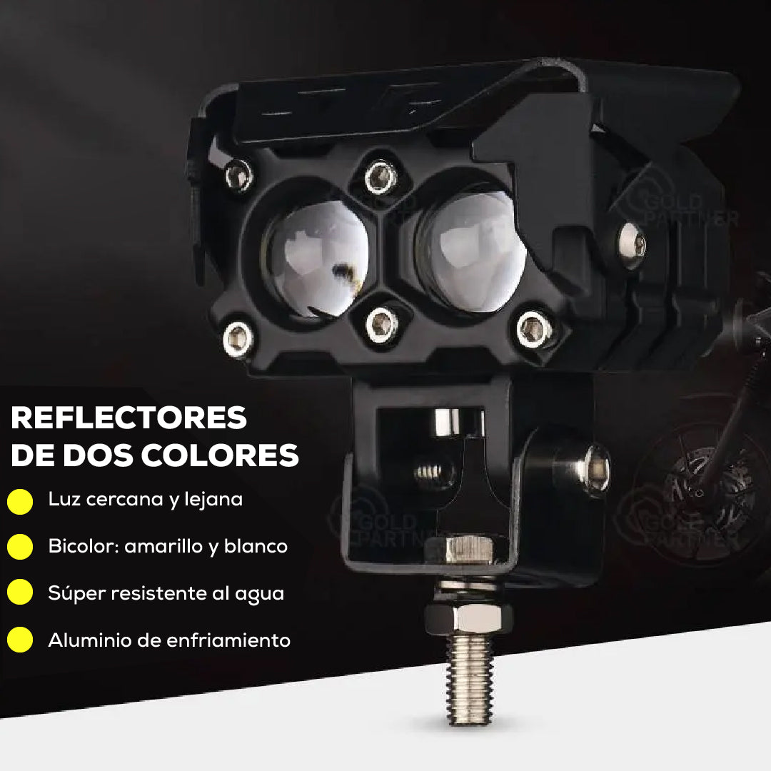 😎 EXPLORADORAS BUHO LASER LED DUAL COLOR DE ALTA INTENSIDAD 🔥