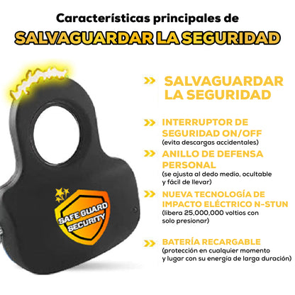 😎 EMPUÑADURA PARALIZANTE CON NUDILLOS SAFEGUARD™